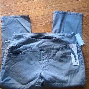 Jag petite penny straight size 12P gray jeans